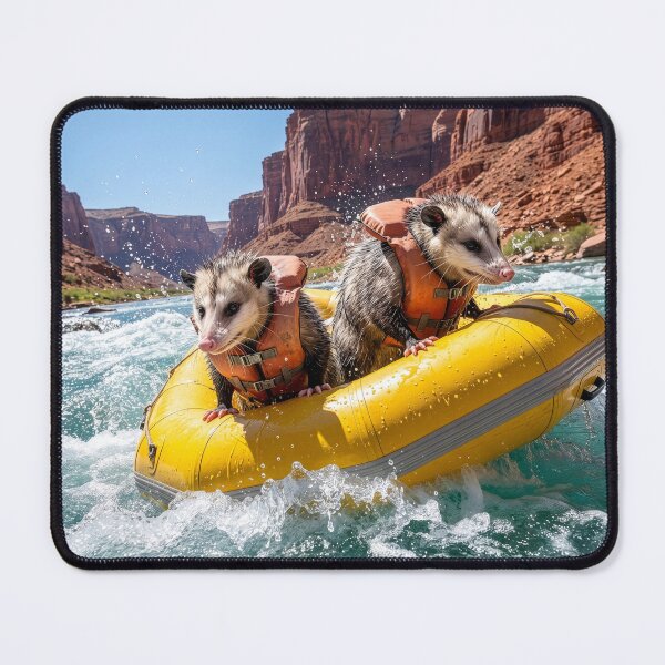 Item preview, Possums White Water Rafting on Colorado River designed and sold by Tridentulus.