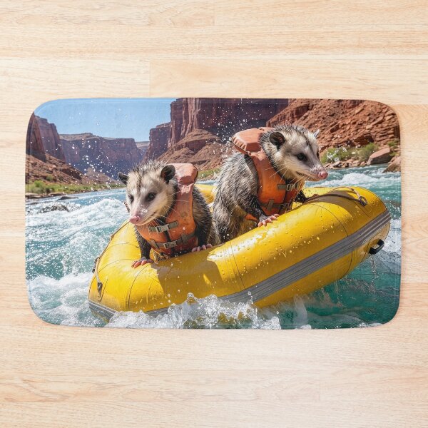 Item preview, Possums White Water Rafting on Colorado River designed and sold by Tridentulus.