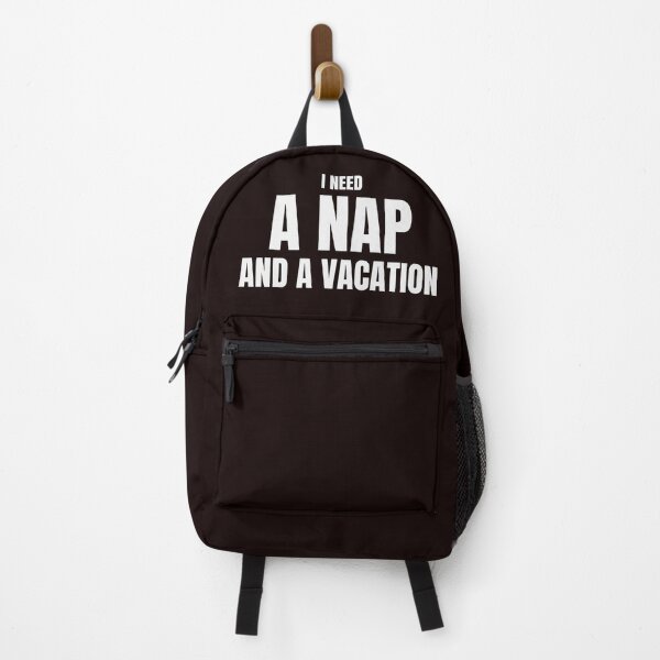 Item preview, I Need A Nap And A Vacation – Funny Exhausted Humor designed and sold by ArtPer-design.