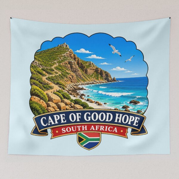 Item preview, Cape of Good Hope, South Africa - Coastal Cliffs designed and sold by Myra365Art.