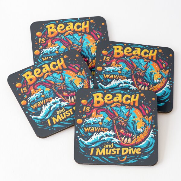 Item preview, Beach is waving and I must dive in designed and sold by Jsw-speedartja.