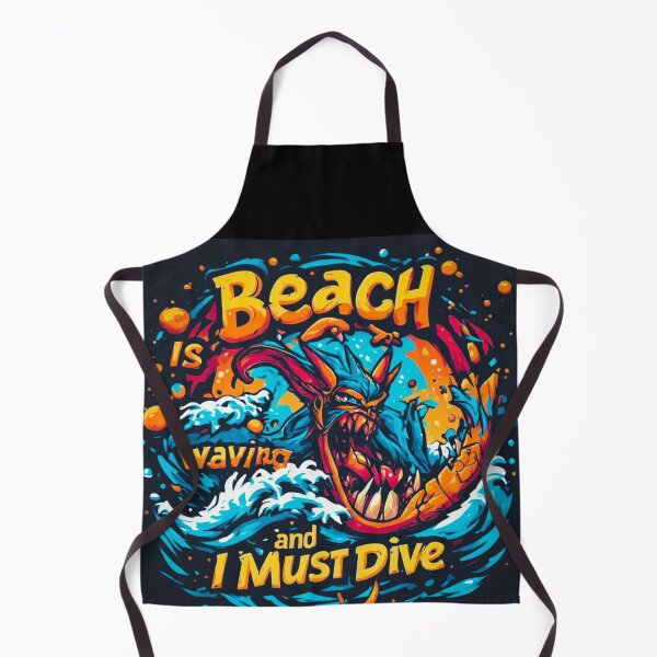 Item preview, Beach is waving and I must dive in designed and sold by Jsw-speedartja.