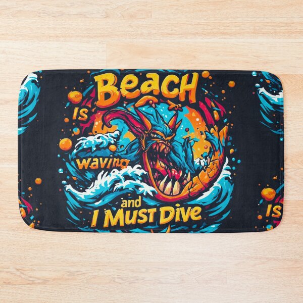 Item preview, Beach is waving and I must dive in designed and sold by Jsw-speedartja.