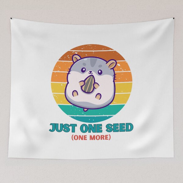 Item preview, Just One More Seed Funny Hamster Lover Gift designed and sold by CleanDecor.