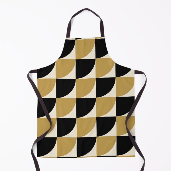 Item preview, Art Deco Quarter Circle Pattern | Gold Black Tile Seamless Geometric Luxe designed and sold by Dino-Lune.