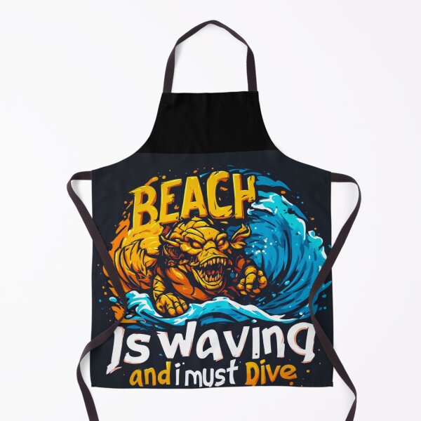 Item preview, Beach is waving and I must dive in designed and sold by Jsw-speedartja.