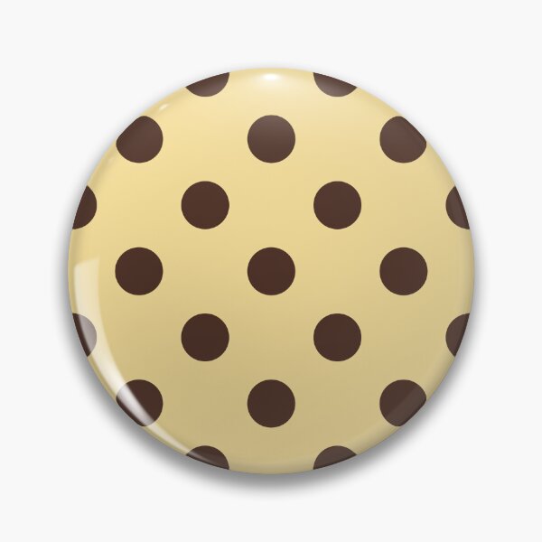 Item preview, Brown and Butter Yellow Polka Dots Pattern designed and sold by The Innocent Ghost Project.