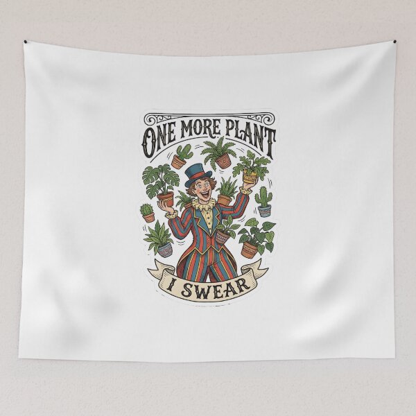 Item preview, Juggling Houseplants One More Plant I Swear Humor designed and sold by EKHOAISTORE.