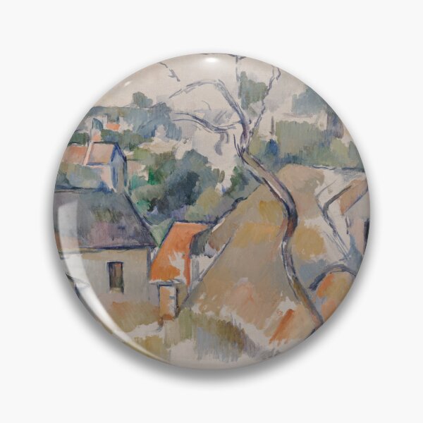 Item preview, The Rooftops by Paul Cézanne: Post Impressionist village landscape poster designed and sold by artofuniverse.