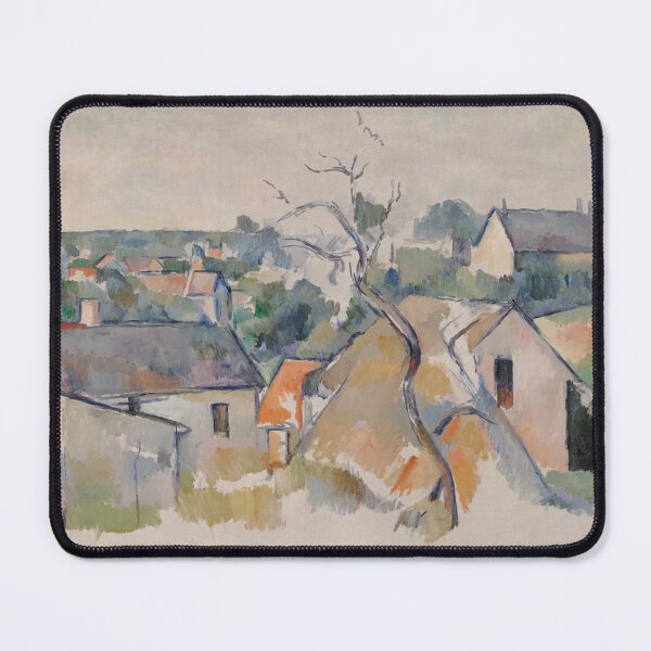 Item preview, The Rooftops by Paul Cézanne: Post Impressionist village landscape poster designed and sold by artofuniverse.