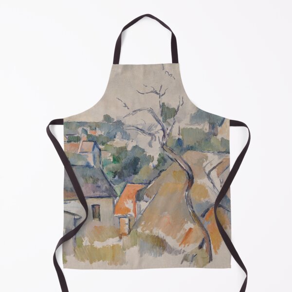 Item preview, The Rooftops by Paul Cézanne: Post Impressionist village landscape poster designed and sold by artofuniverse.