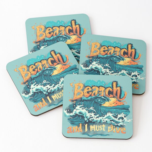 Item preview, Beach is waving and I must dive in designed and sold by Jsw-speedartja.