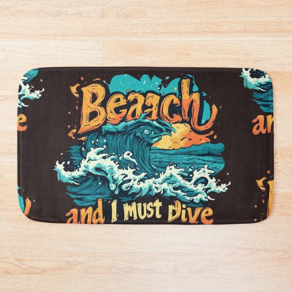 Item preview, Beach is waving and I must dive in designed and sold by Jsw-speedartja.
