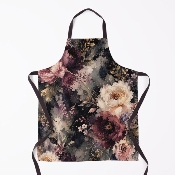 Item preview, Dark Moody Floral Watercolor Pattern designed and sold by ArtStyleAlice.