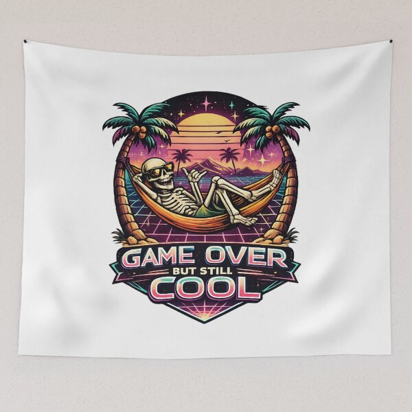 Item preview, Game Over But Still Cool Retro Pixel  designed and sold by Mr Lee.