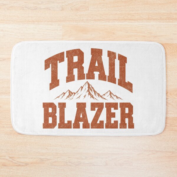 Item preview, Trail Blazer Retro Varsity Hiking Typography Tee Sticker Mountain Hiker Gift designed and sold by sharifex.