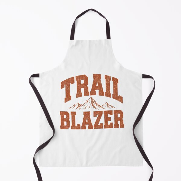 Item preview, Trail Blazer Retro Varsity Hiking Typography Tee Sticker Mountain Hiker Gift designed and sold by sharifex.