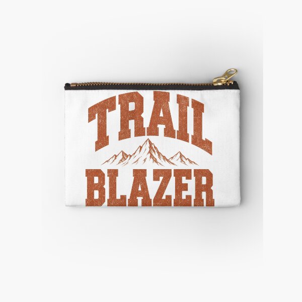 Item preview, Trail Blazer Retro Varsity Hiking Typography Tee Sticker Mountain Hiker Gift designed and sold by sharifex.