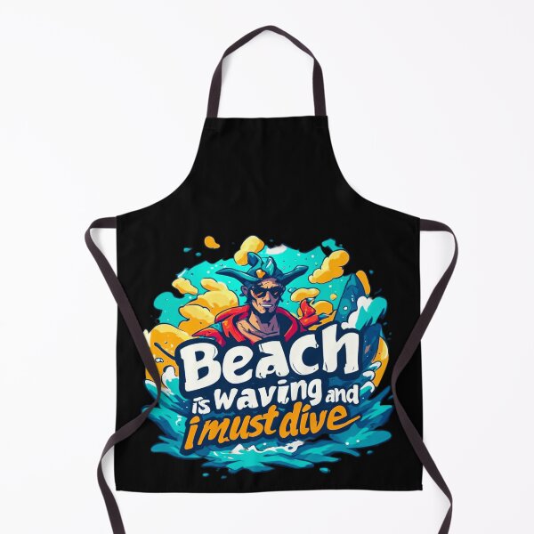 Item preview, Beach is waving and I must dive in designed and sold by Jsw-speedartja.