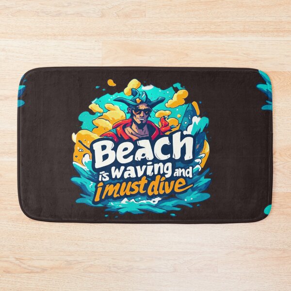 Item preview, Beach is waving and I must dive in designed and sold by Jsw-speedartja.