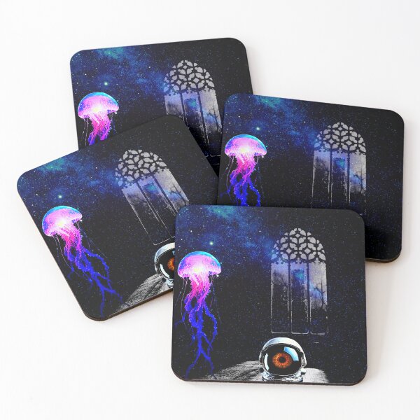 Item preview, Cosmic Jellyfish and Astronaut Eyes  designed and sold by FahdSpaceArt.