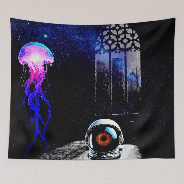 Item preview, Cosmic Jellyfish and Astronaut Eyes  designed and sold by FahdSpaceArt.