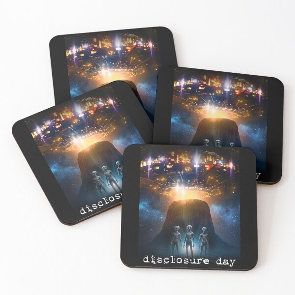 Item preview, Disclosure Day Alien UFO Cinematic Sci-Fi Poster designed and sold by G-A-D-U.