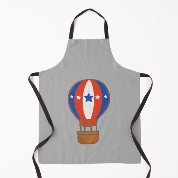 Item preview, ⁠Patriotic Hot Air Balloon Illustration with American Flag Theme Design⁠ designed and sold by Teenidesign .