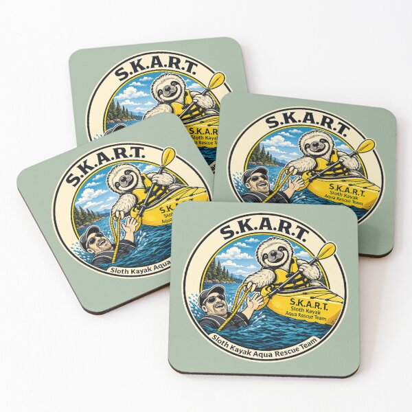 Item preview, Sloth Kayak Aqua Rescue Team - S.K.A.R.T. designed and sold by Sammy-and-Me.