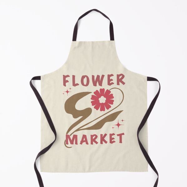 Item preview, Whimsical Flower Market Retro Red Floral Ar designed and sold by Novalineastudio.