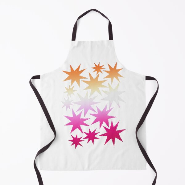 Item preview, Lesbian Pride Stars - Gradient Star Cluster Sticker | LGBTQ Pride Art designed and sold by ghostieking.