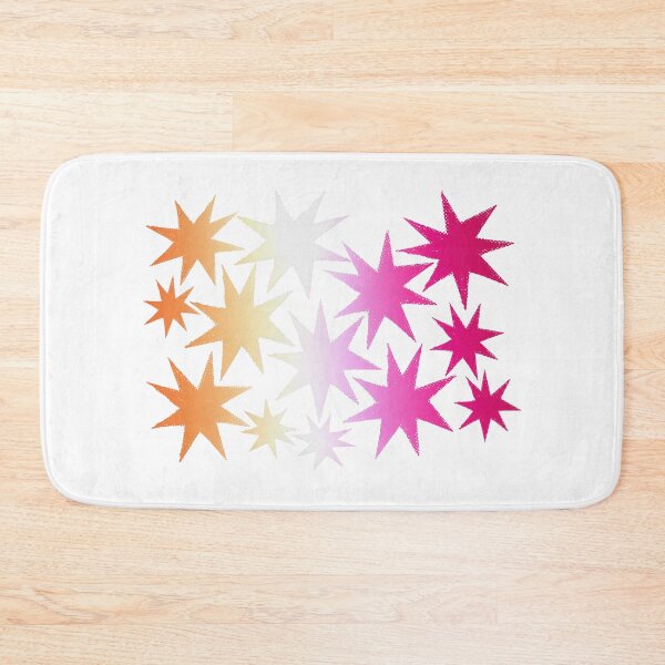 Item preview, Lesbian Pride Stars - Gradient Star Cluster Sticker | LGBTQ Pride Art designed and sold by ghostieking.