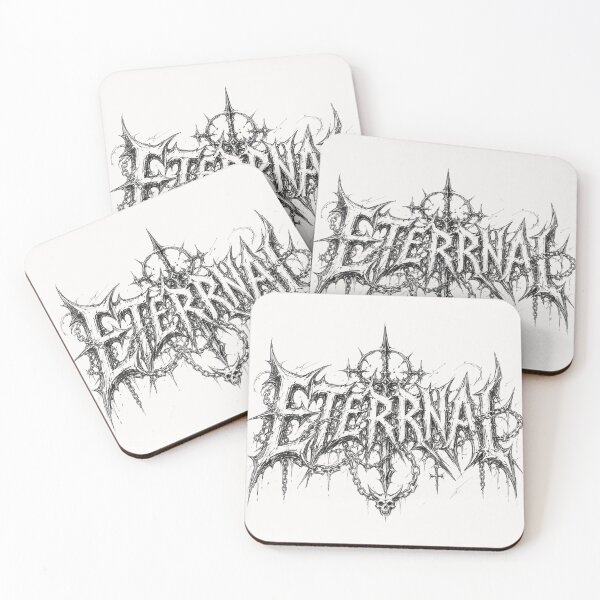 Item preview, ETERNAL Heavy Metal Typography | Dark Fantasy Chain Logo Design designed and sold by J&J's Creation.