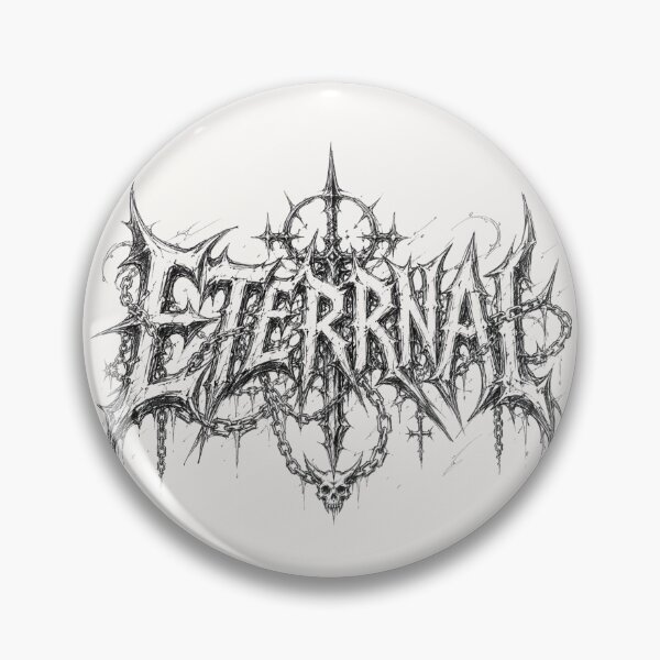 Item preview, ETERNAL Heavy Metal Typography | Dark Fantasy Chain Logo Design designed and sold by J&J's Creation.