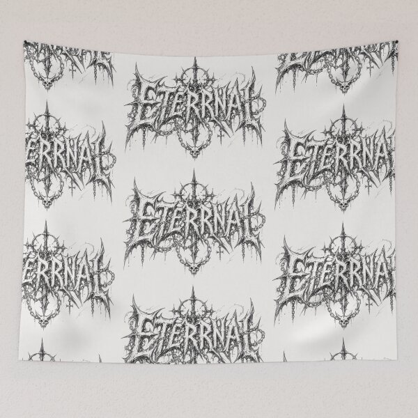 Item preview, ETERNAL Heavy Metal Typography | Dark Fantasy Chain Logo Design designed and sold by J&J's Creation.