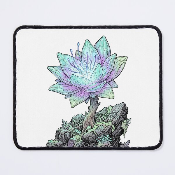 Item preview, Bioluminescent Xenobotany Alien Flower Moebius Sci-Fi Art designed and sold by Sunday Social Club.