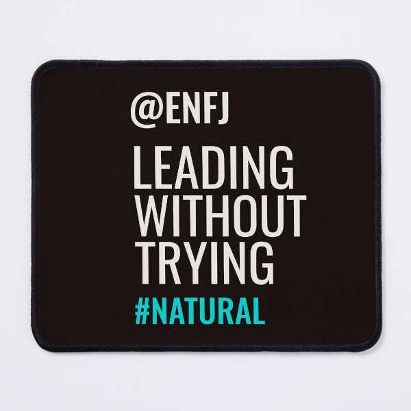Item preview, ENFJ LEADING WITHOUT TRYING #NATURAL | MBTI COMMENTS SERIES — ENFJ PERSONALITY EDITION designed and sold by WitLounge.