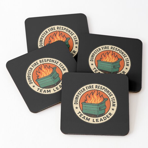 Item preview, Dumpster Fire Response Team Team Leader Funny Workplace Manager Gift designed and sold by RetroMini2026.