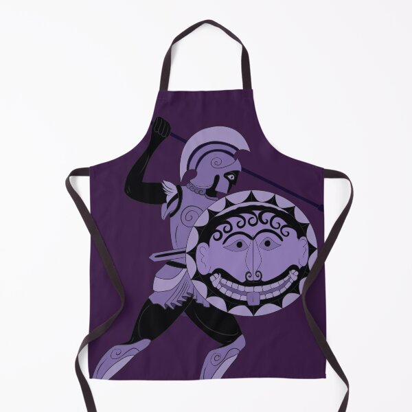 Item preview, Stylized Greek Hoplite Illustration designed and sold by Black Bronze Media.
