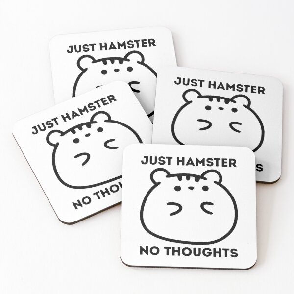 Item preview, No Thoughts Just Hamster Funny Hamster Meme Design designed and sold by CleanDecor.