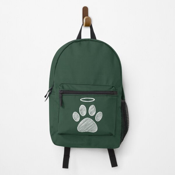 Item preview, White Pet Paw Halo Memorial designed and sold by Corvoria.