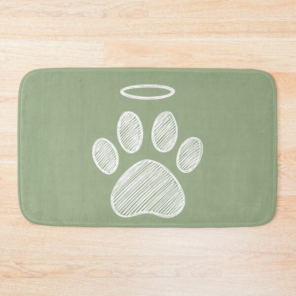 Aperçu de l'œuvre Mémorial White Pet Paw Halo créée et vendue par Corvoria.