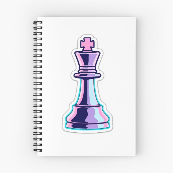 Item preview, Vaporwave Chess King Aesthetic Sticker designed and sold by Gulele7.