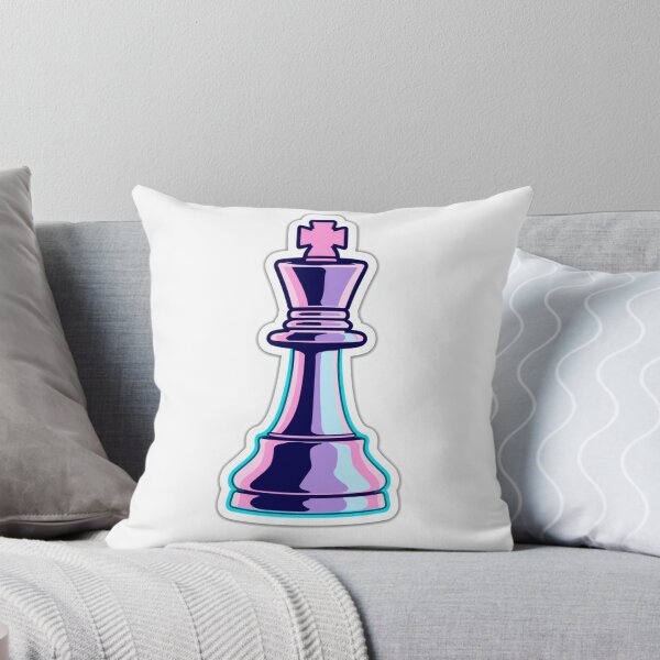 Item preview, Vaporwave Chess King Aesthetic Sticker designed and sold by Gulele7.