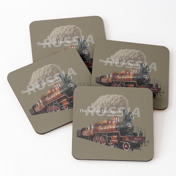 Item preview, RUSSIAN STEAM ENGINE, VINTAGE TRAIN LOCOMOTIVE, RAILFANS designed and sold by classic car craze.