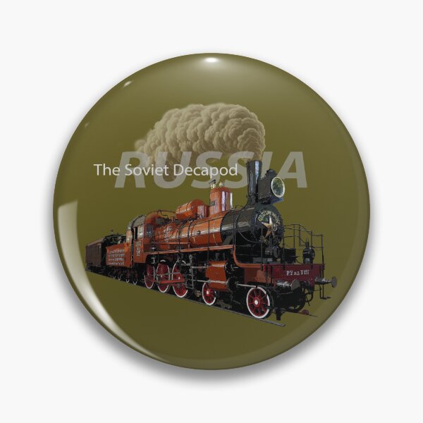 Item preview, RUSSIAN STEAM ENGINE, VINTAGE TRAIN LOCOMOTIVE, RAILFANS designed and sold by classic car craze.