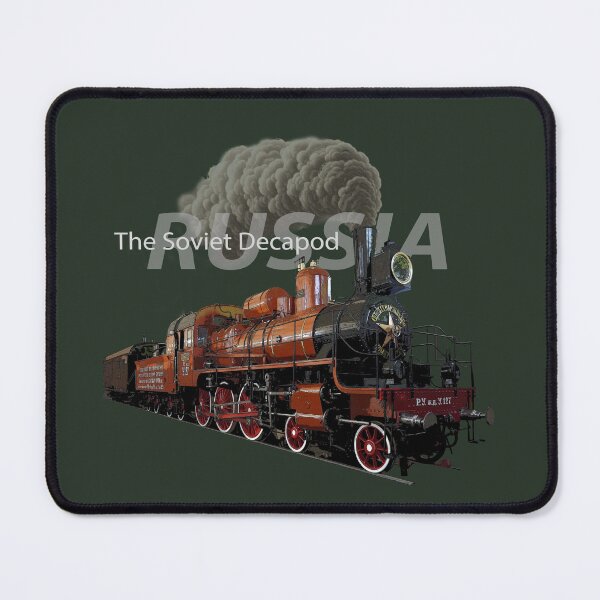 Item preview, RUSSIAN STEAM ENGINE, VINTAGE TRAIN LOCOMOTIVE, RAILFANS designed and sold by classic car craze.