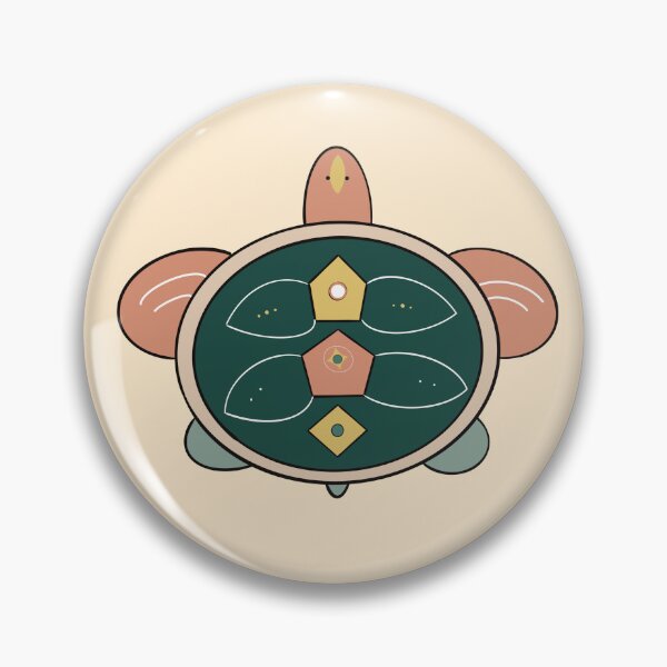 Item preview, Minimalist Geometric Sea Turtle Illustration designed and sold by Senorona.