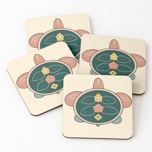Item preview, Minimalist Geometric Sea Turtle Illustration designed and sold by Senorona.