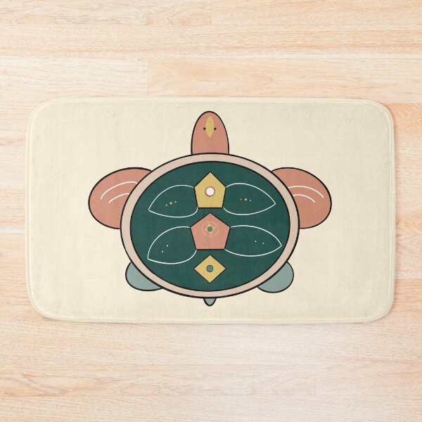 Item preview, Minimalist Geometric Sea Turtle Illustration designed and sold by Senorona.